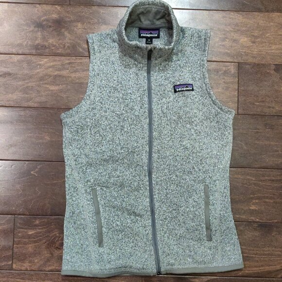 Patagonia Women's Better Sweater Fleece Vest Birch White SIZE XS - Picture 1 of 6